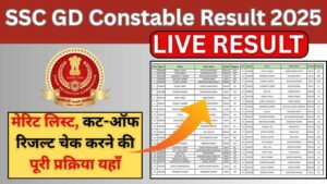 SSC GD Constable Result 2025