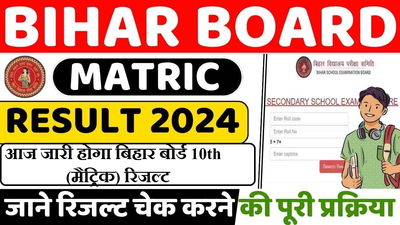 Bihar 10th Result Update 2024