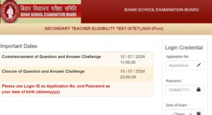 Bihar Teacher Exam Update