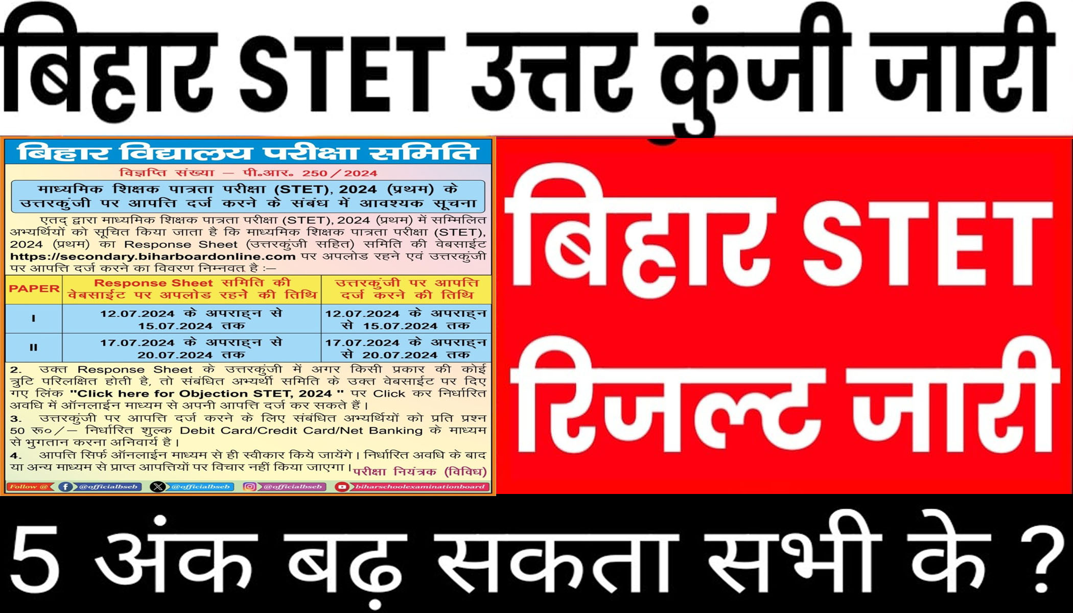 Bihar Teacher Exam Update