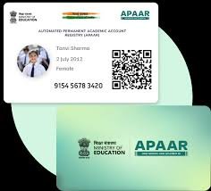 APAAR ID CARD APPLY 2024